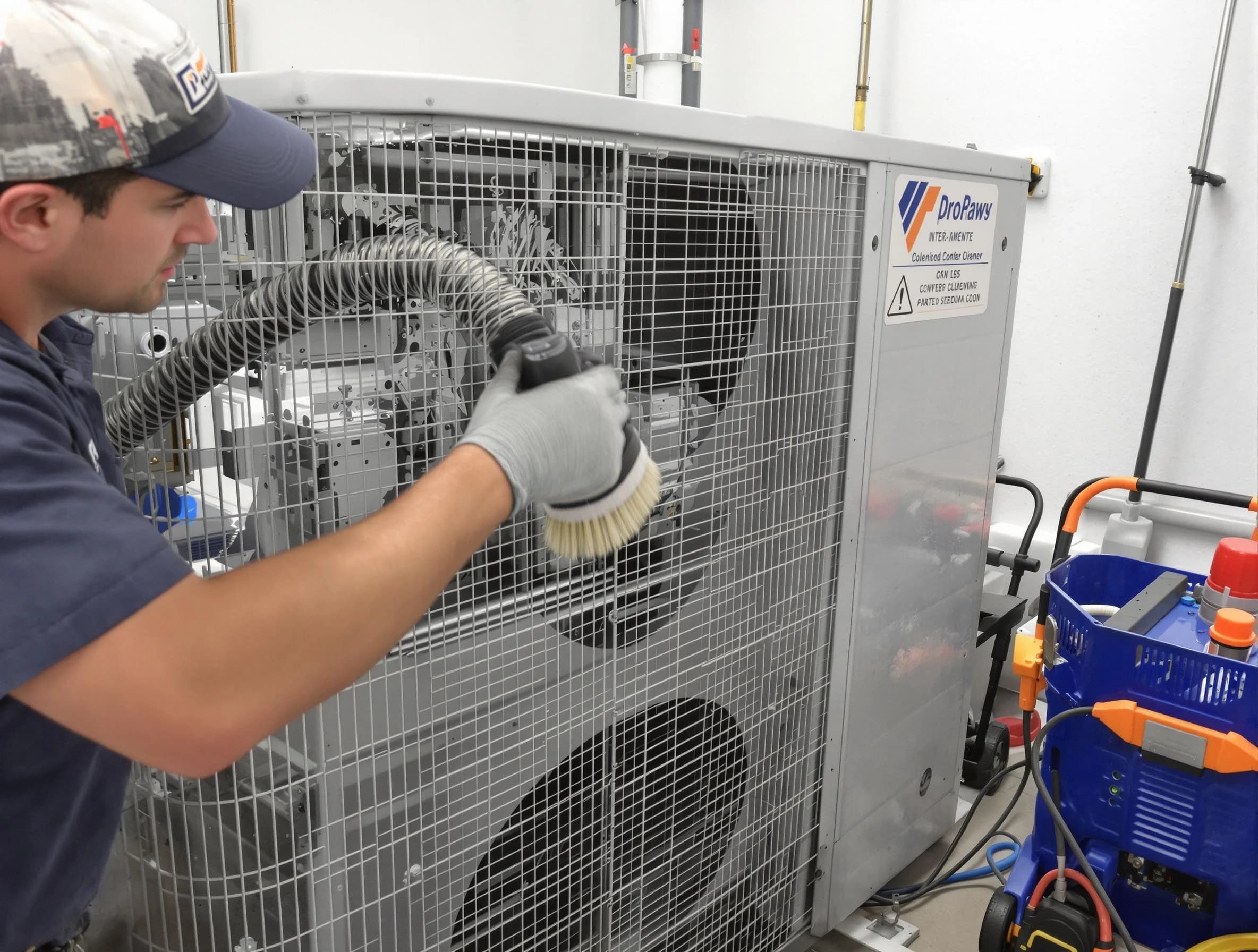 West Bountiful Air Duct Cleaning specialist performing precision AC coil cleaning for improved system performance in West Bountiful