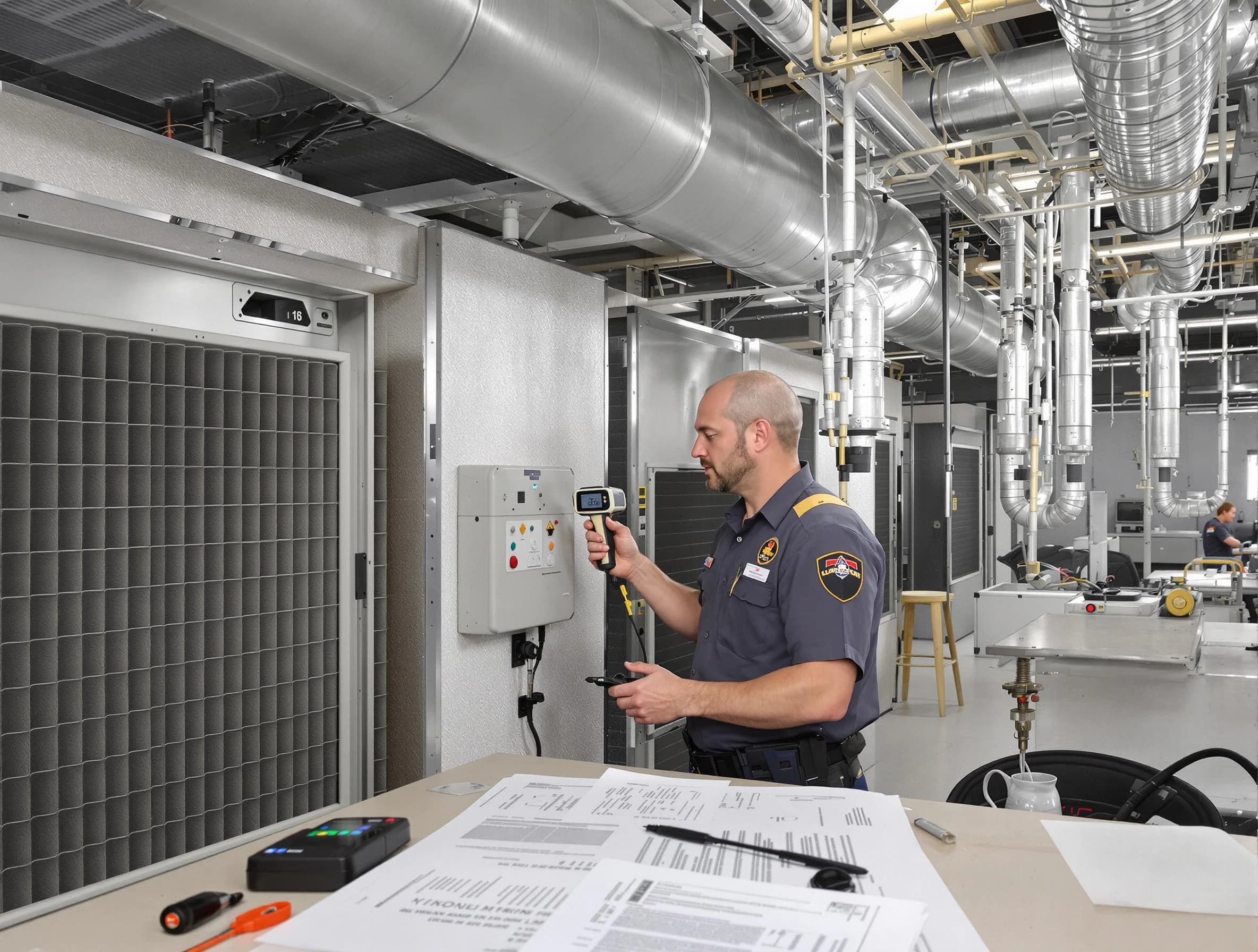 Professional filter system inspection by West Bountiful Air Duct Cleaning in West Bountiful