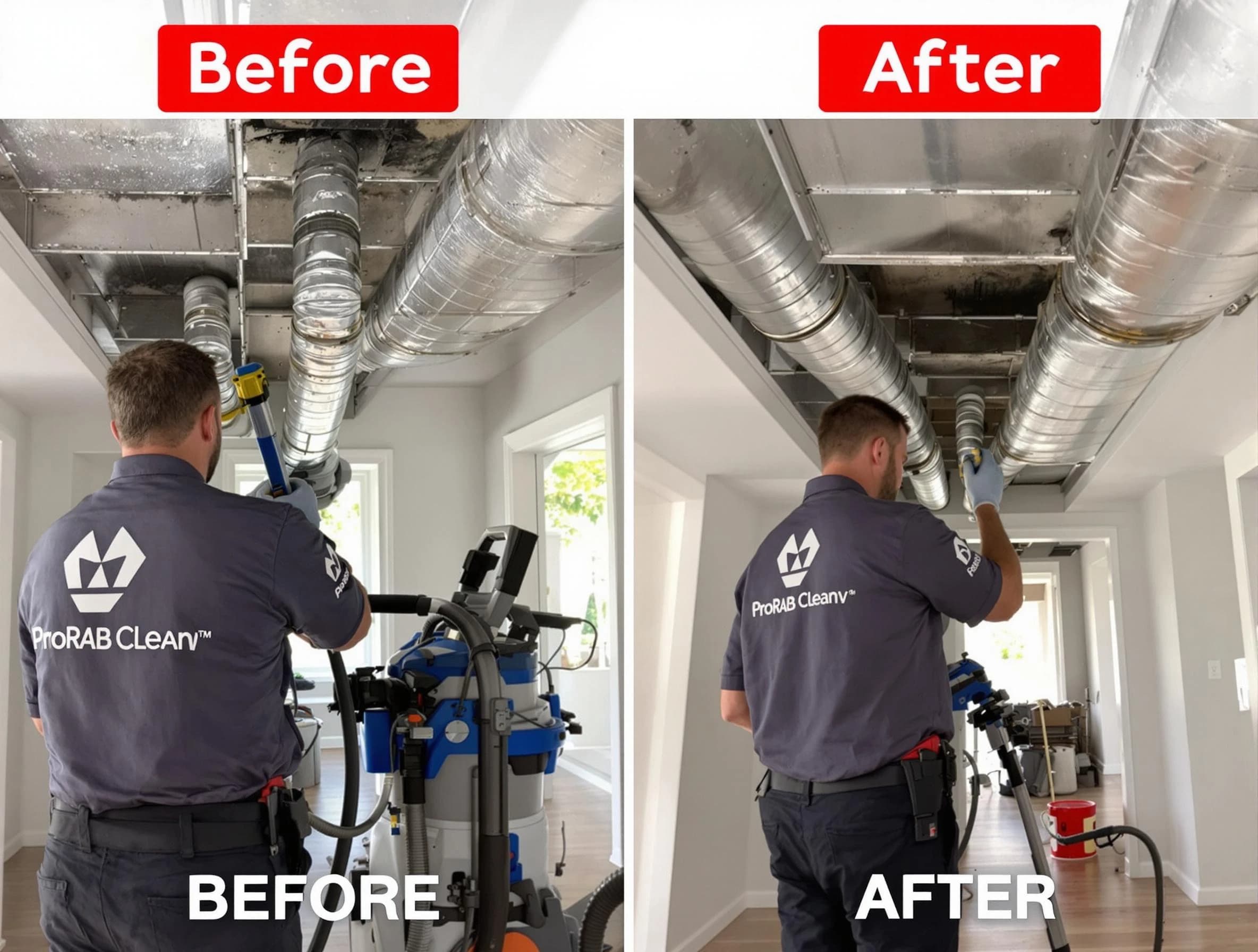 West Bountiful Air Duct Cleaning expert performing thorough residential duct cleaning in a West Bountiful home