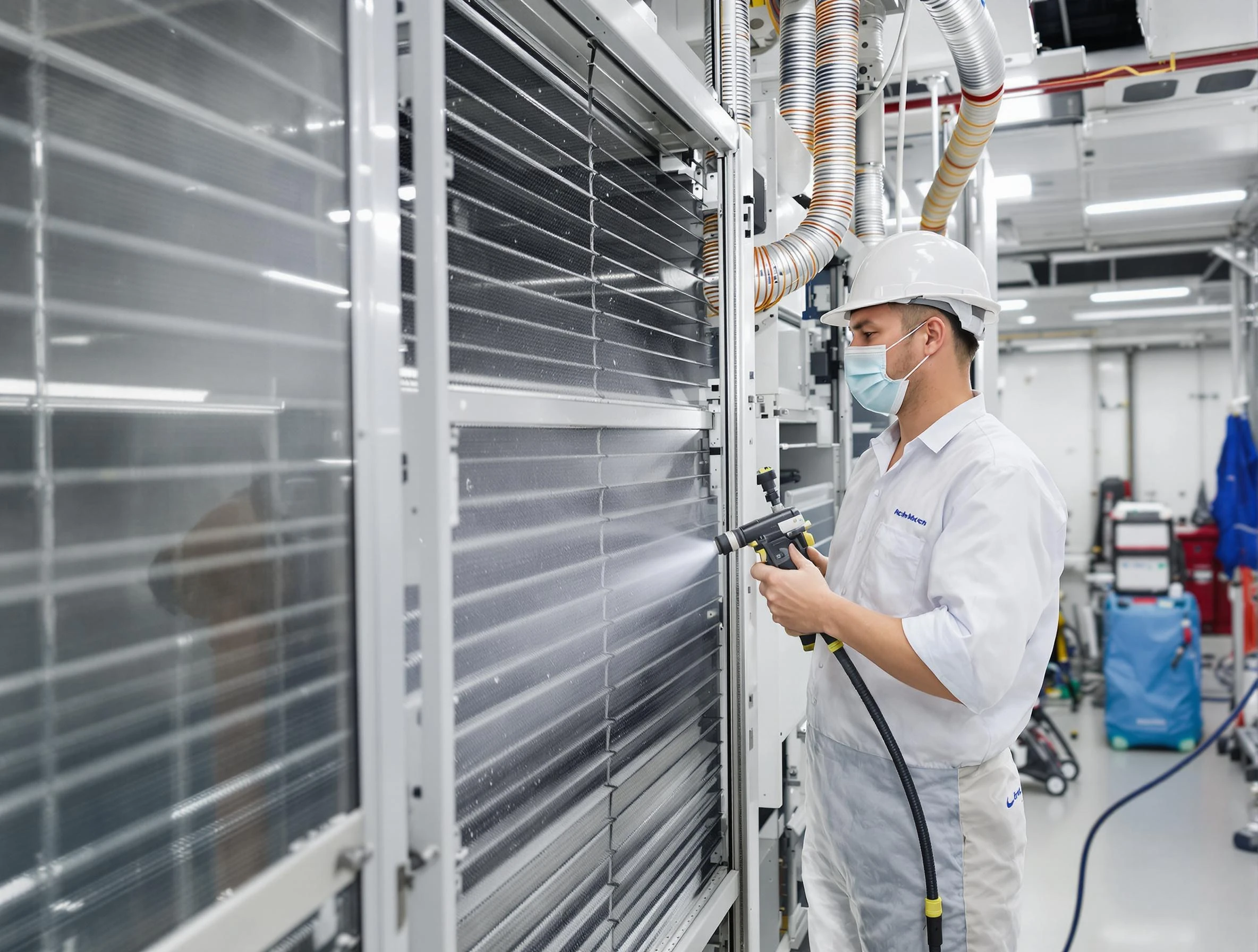 Professional AC coil cleaning by West Bountiful Air Duct Cleaning in West Bountiful