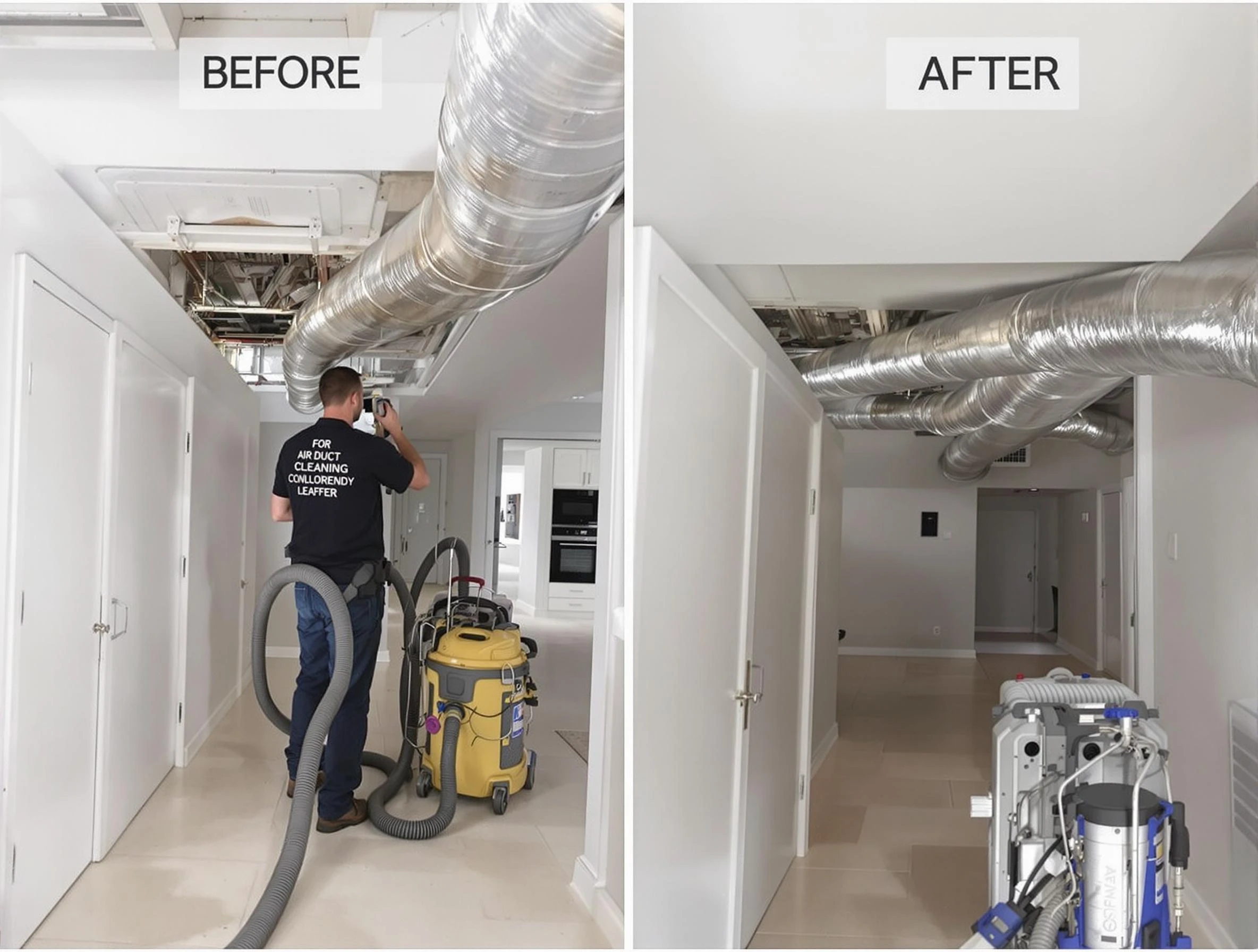 West Bountiful Air Duct Cleaning professional performing thorough air duct cleaning in West Bountiful