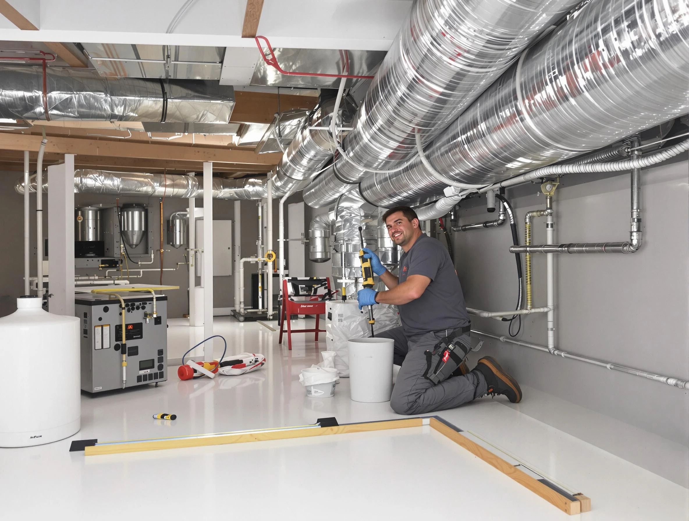 Professional duct sealing service by West Bountiful Air Duct Cleaning in West Bountiful
