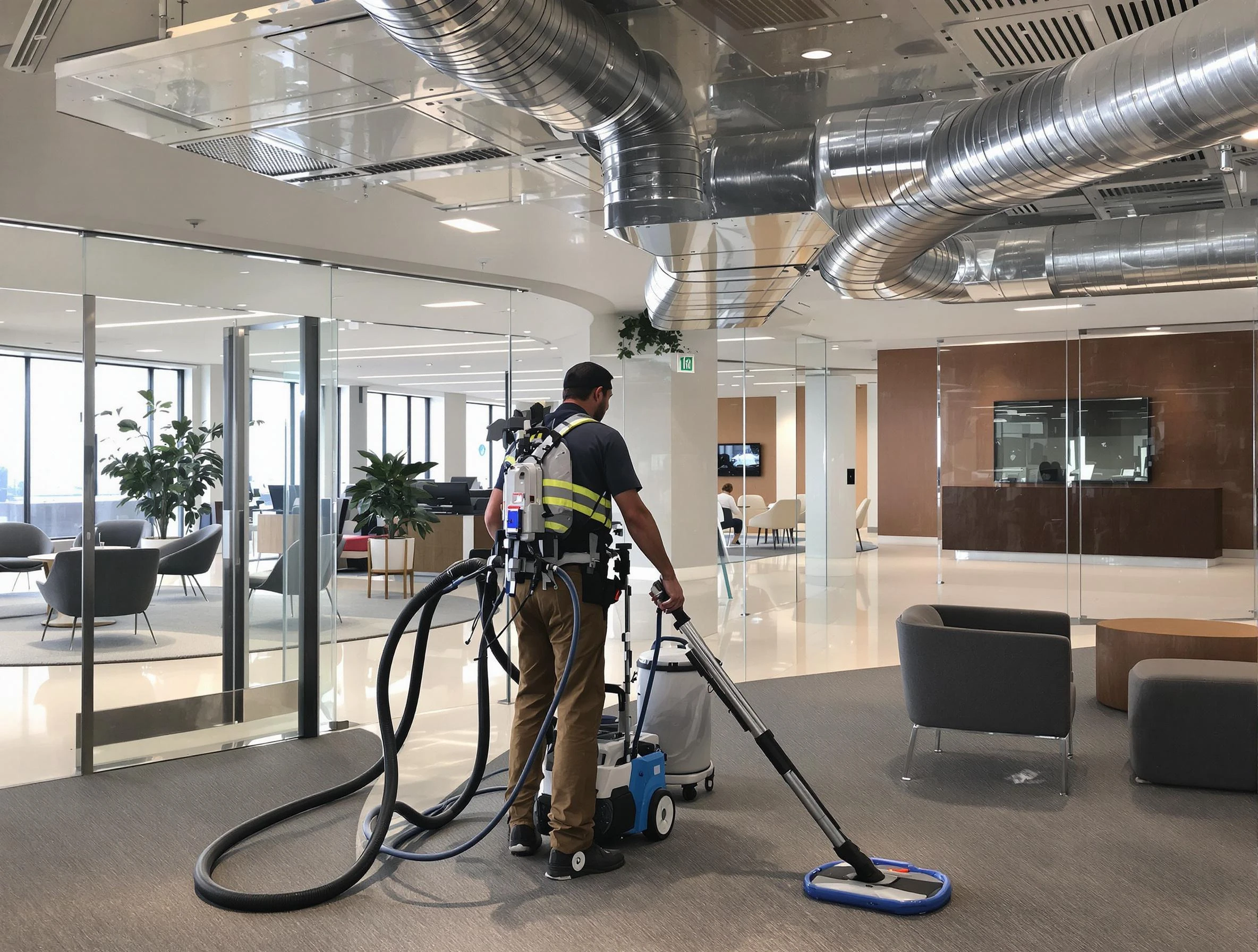 Commercial duct cleaning service by West Bountiful Air Duct Cleaning in West Bountiful