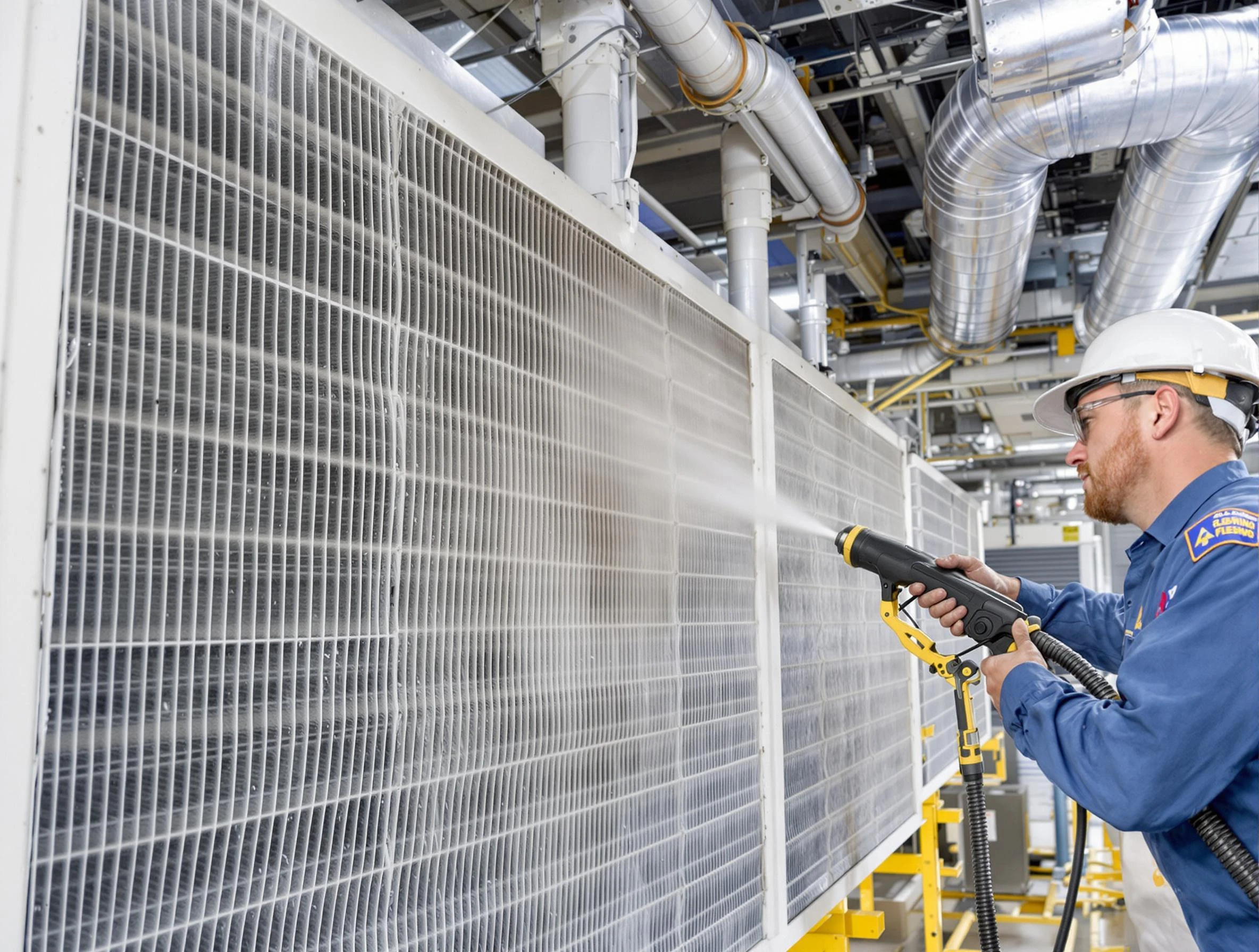 Professional commercial coil cleaning by West Bountiful Air Duct Cleaning in West Bountiful